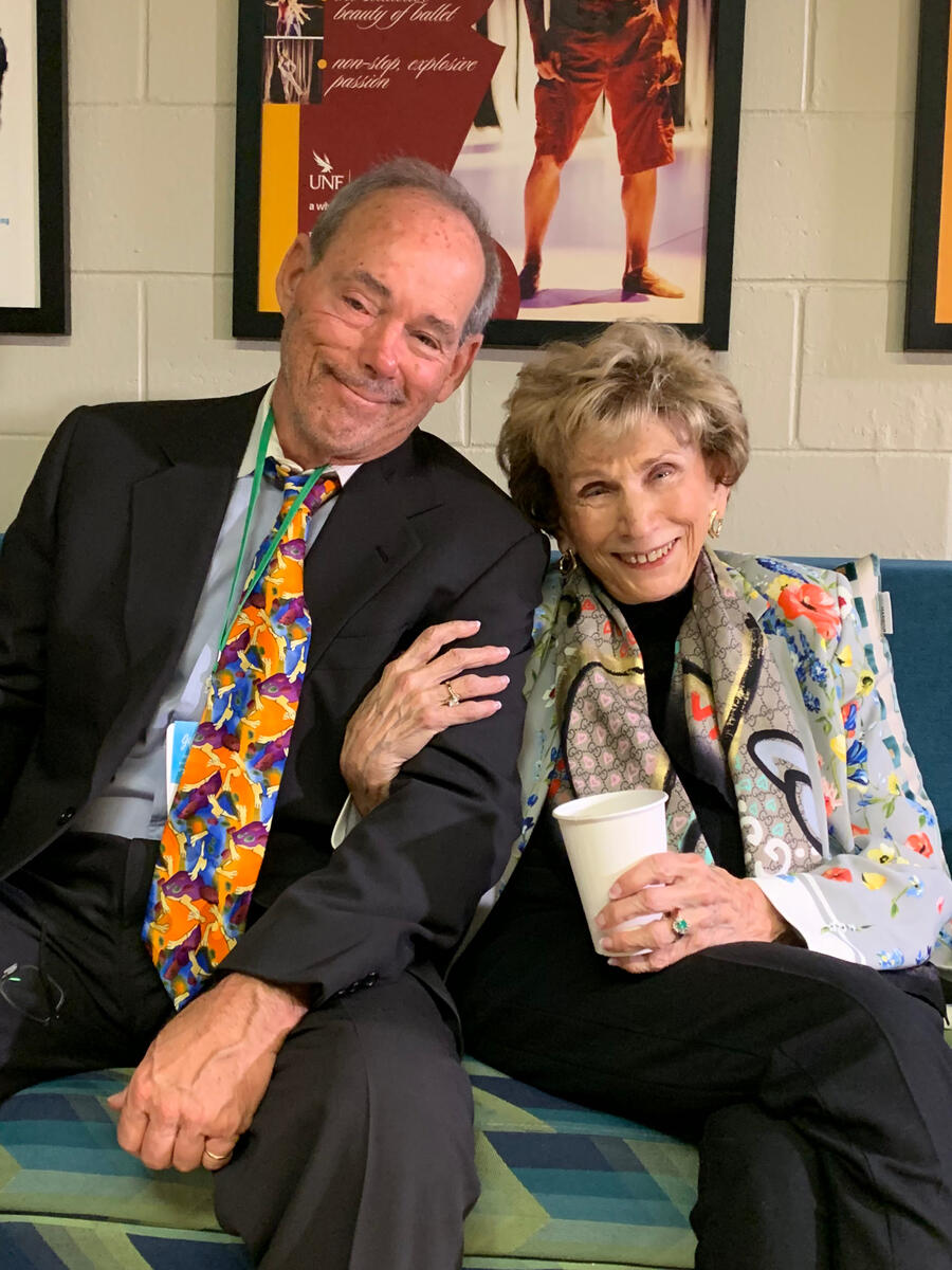 Barry with Dr. Eger (aka "the coolest person I've ever met")